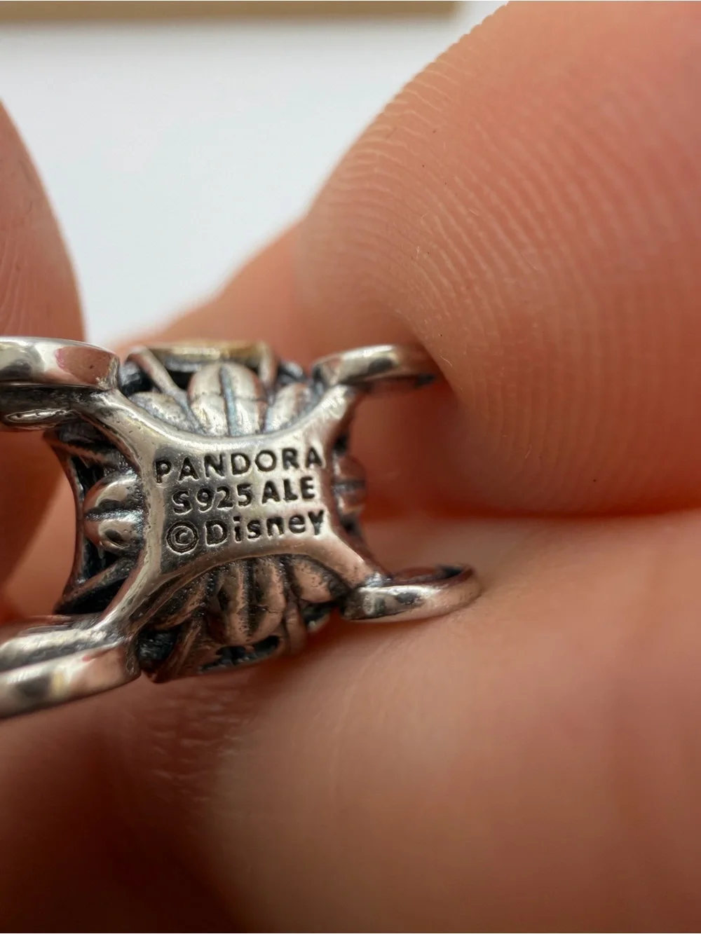 Pandora Disney100 Cinderella Carriage Charm ALE S925 CZ Two Tone